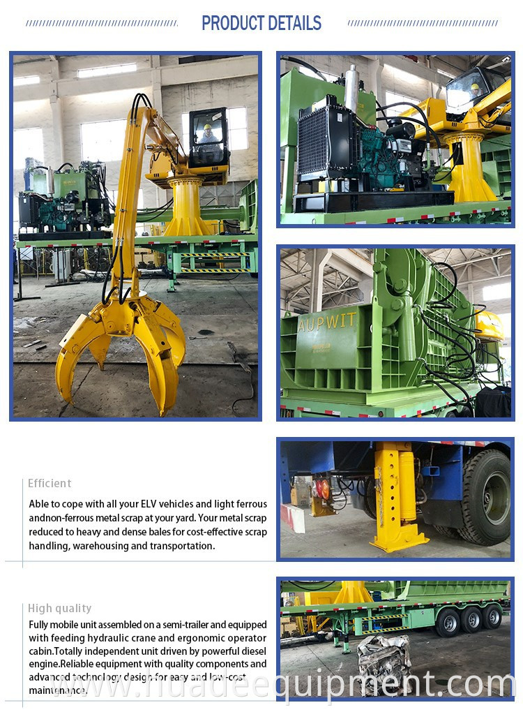 mobile baling machine